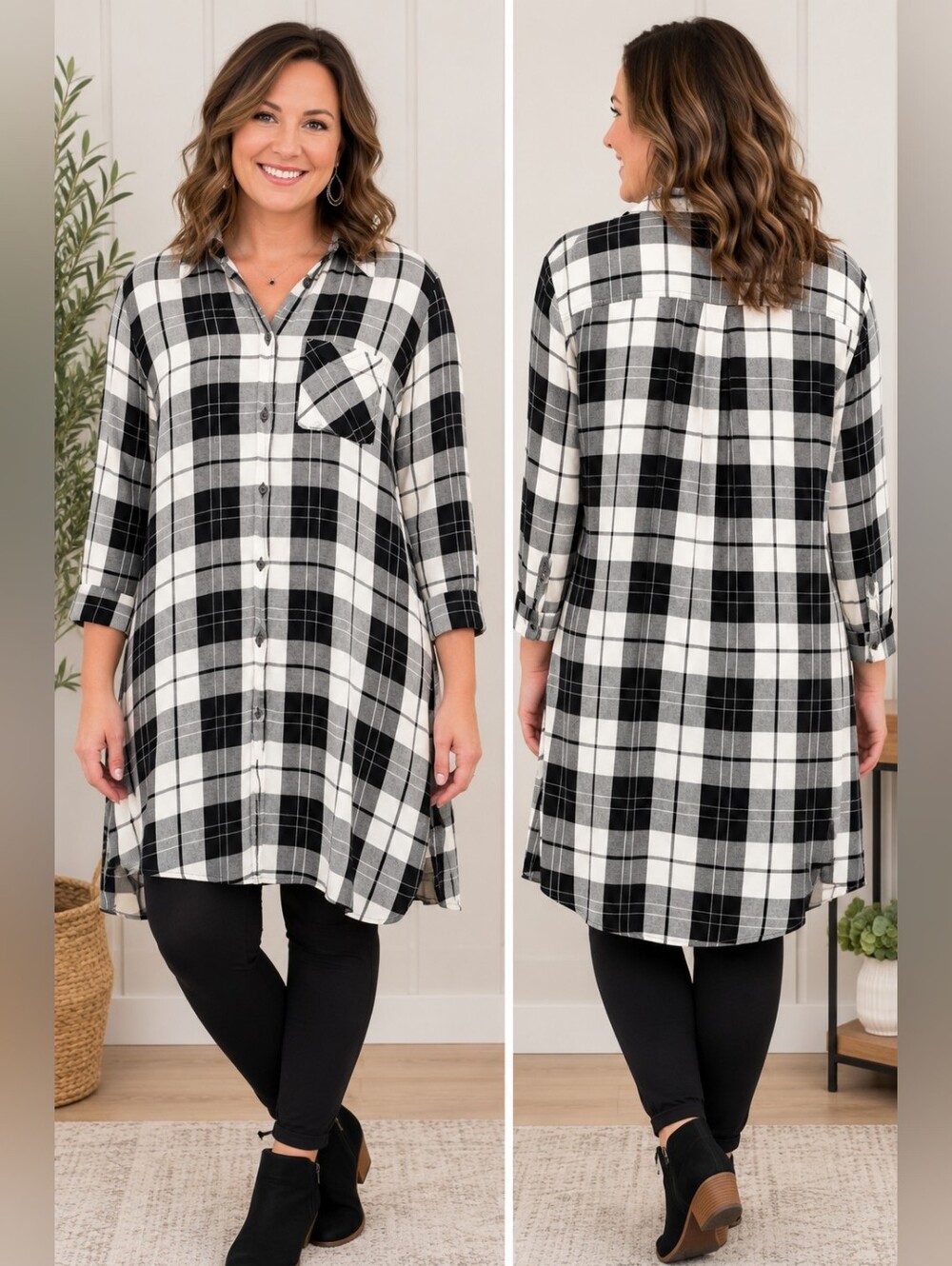 Old Navy Loose Fit Flannel Top